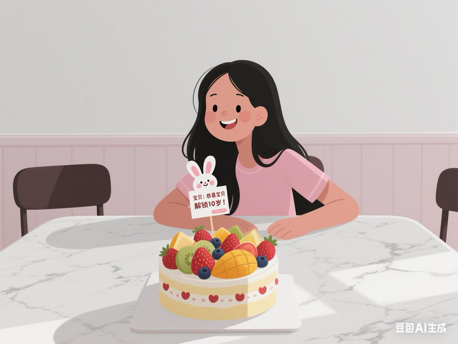 宝贝囡囡成功解锁10岁